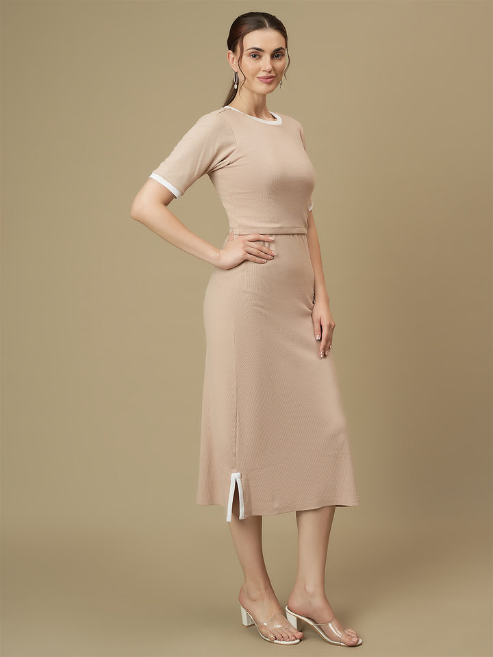 Feeding Maxi Dress with Zipper