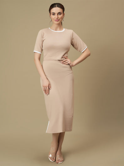 Feeding Maxi Dress with Zipper