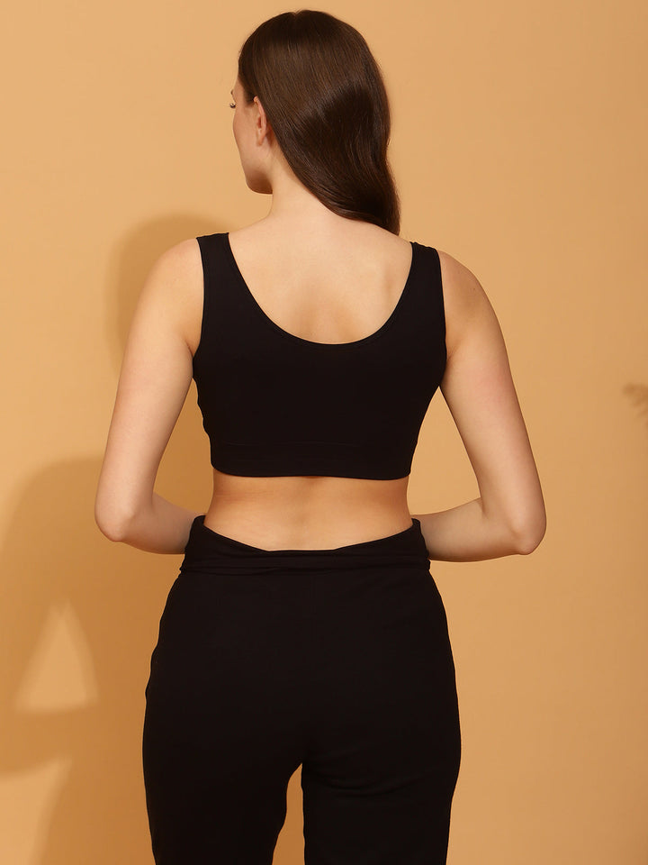 Black Maternity & Nursing Bra