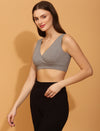 Grey Maternity & Nursing Bra