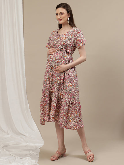 Floral Maternity Dress