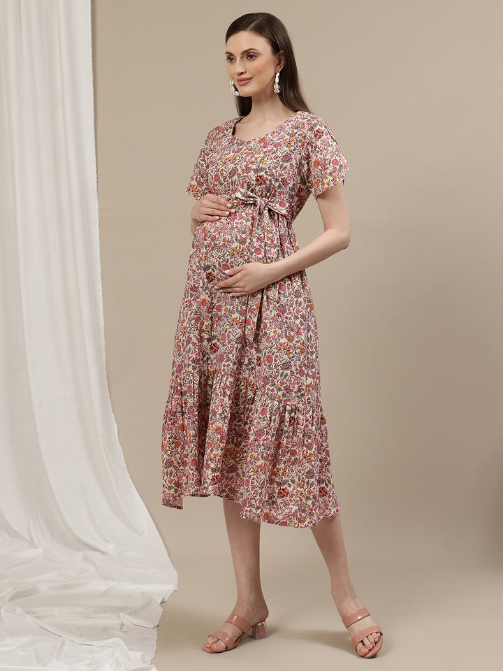 Floral Maternity Dress