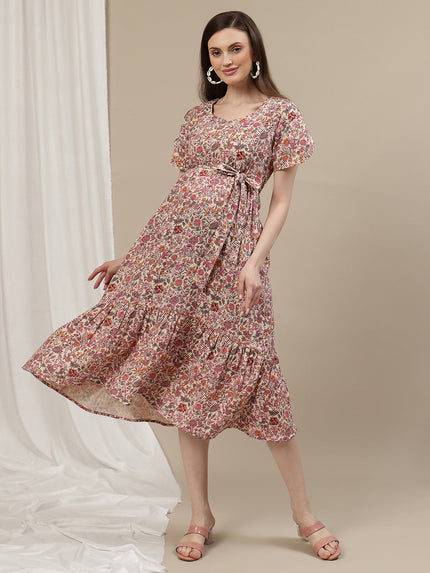Floral Maternity Dress