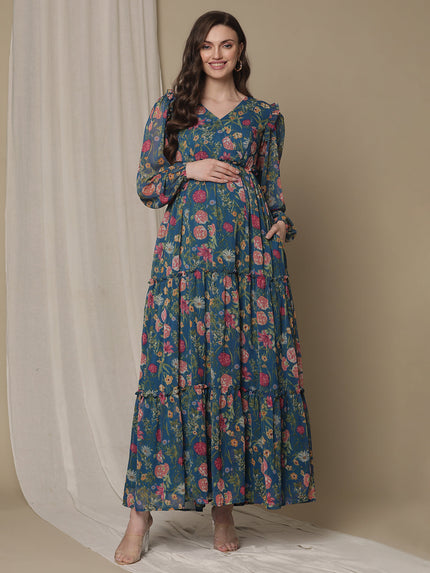 Floral Maternity Dress