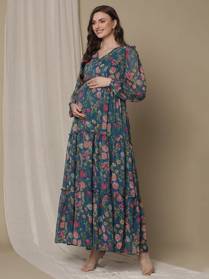 Floral Maternity Dress