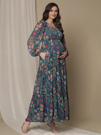 Floral Maternity Dress