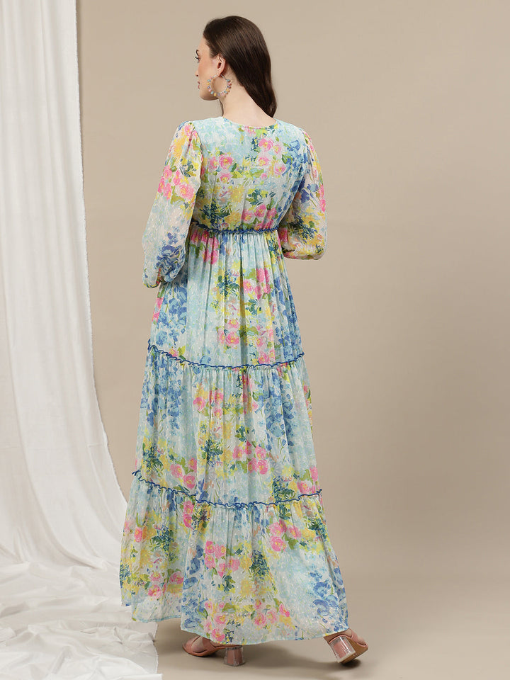 Floral Maxi Maternity Dress