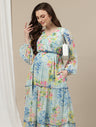 Floral Maxi Maternity Dress