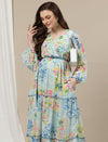 Floral Maxi Maternity Dress