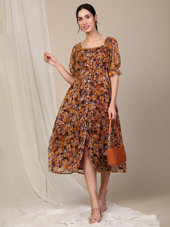 Floral Pregnancy Dress