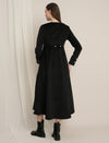 Formal Maternity Winter Dress - Black