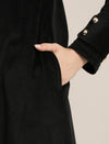 Formal Maternity Winter Dress - Black