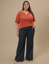 Plus Size Women’s Bootcut Stretch Jeans - Green