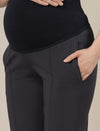 Grey Maternity Stretchy Straight Pants