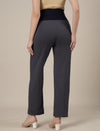 Grey Maternity Stretchy Wide Leg Pants