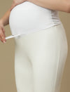High-rise Maternity Jeggings- White