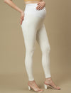 High-rise Maternity Jeggings- White
