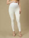 High-rise Maternity Jeggings- White