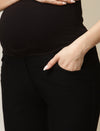 Maternity Denim Trousers- Black