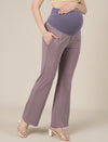 Lilac Maternity Pintuck Bootcut Pants