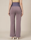 Lilac Maternity Pintuck Bootcut Pants