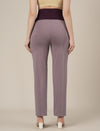 Lilac Maternity Stretchy Straight Pants