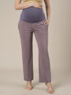 Lilac Maternity Stretchy Wide Leg Pants