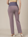 Lilac Maternity Stretchy Wide Leg Pants