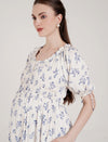 Long White Maternity Dress