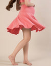 Maternity Knee-length Flared Skorts with Adjustable Drawstring - Geraldine