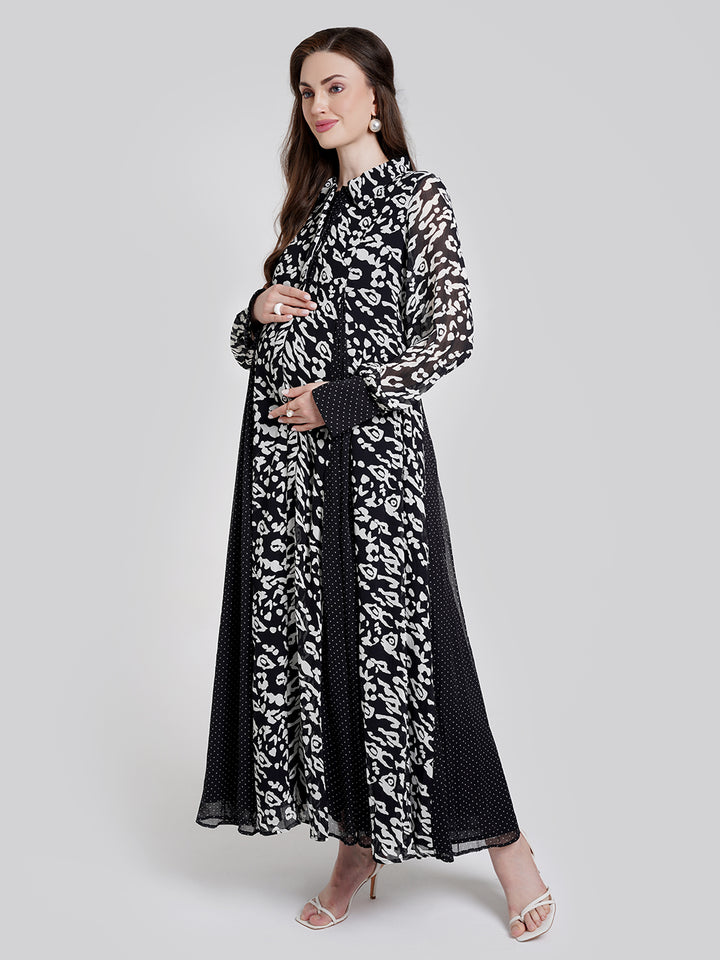 Animal Print Maternity Dress