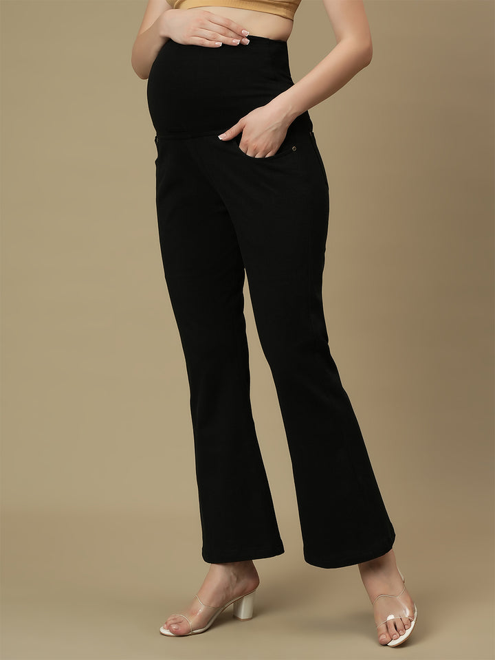 Maternity Black Bootcut Jeans