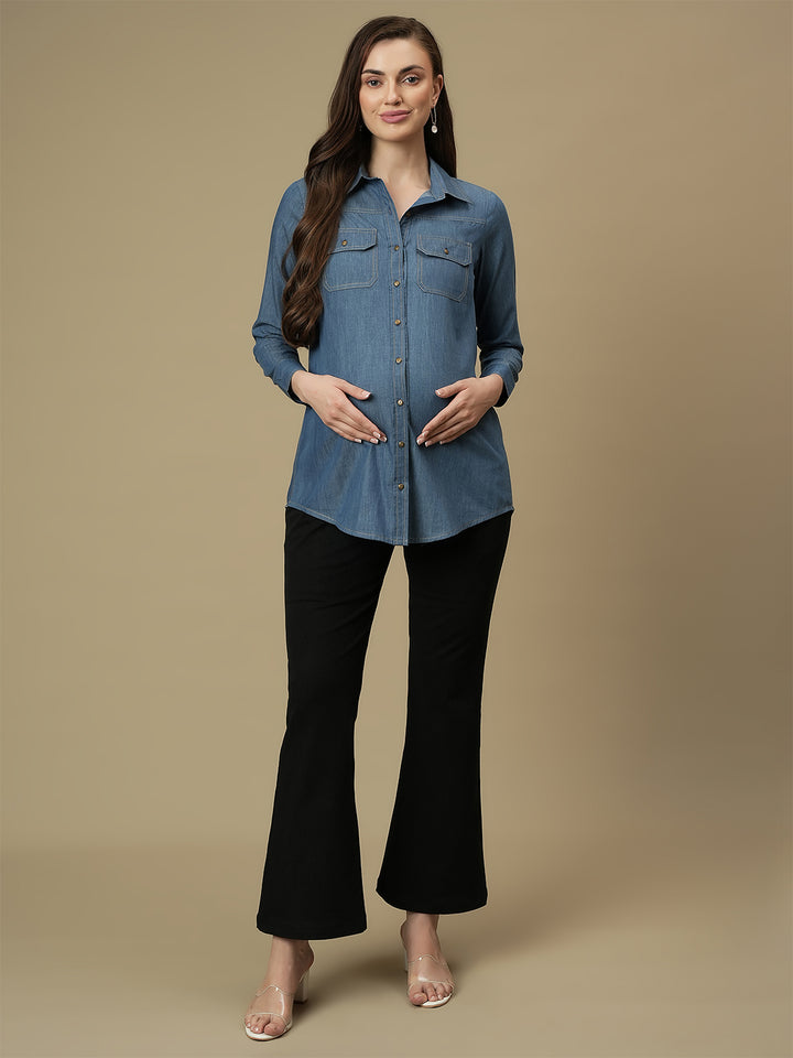 Maternity Black Bootcut Jeans