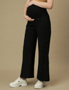 Maternity Black Flare Bell Bottom Jeans