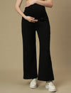 Maternity Black Flare Bell Bottom Jeans