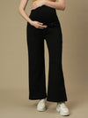 Maternity Black Flare Bell Bottom Jeans