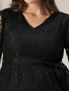 Maternity Black Lace Dress