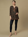 Maternity Black Long Tunic Top
