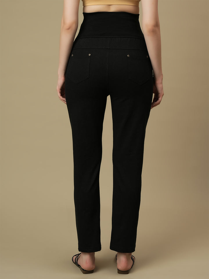 Maternity Black Straight Leg Jeans