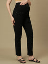 Maternity Black Straight Leg Jeans