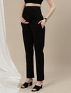 Black Maternity Work Pants