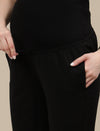 Black Maternity Work Pants