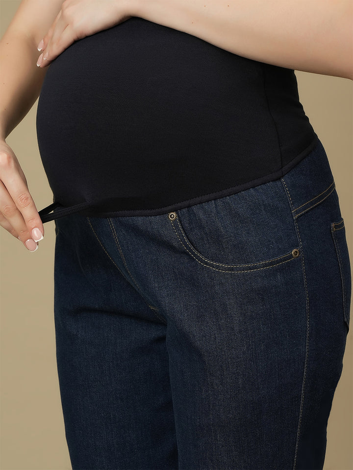 Maternity Blue Bootcut Jeans