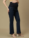Maternity Blue Bootcut Jeans