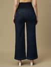 Maternity Blue Flare Bell Bottom Jeans