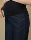 Maternity Blue Flare Bell Bottom Jeans