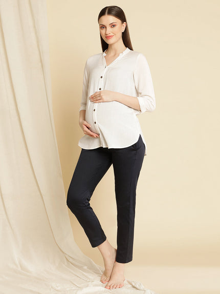 Maternity Blue Formal Pants