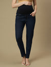 Maternity Blue Straight Leg Jeans