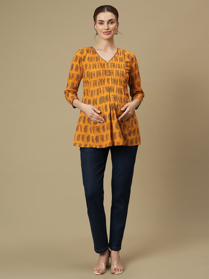 Maternity Blue Straight Leg Jeans