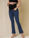 Maternity Bootcut Jeans- Denim Blue